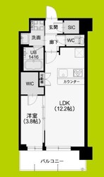 スプランディッド弁天町の物件間取画像